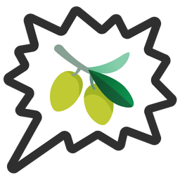 olive and right anger bubble