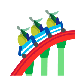 olive and roller coaster