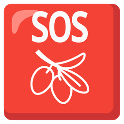 olive and SOS button