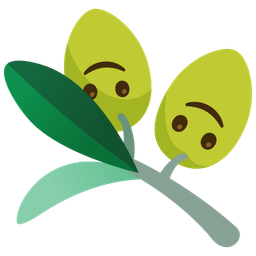 Olive and Upside-down face