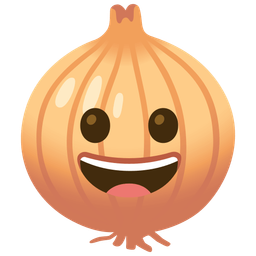 Onion and Grinning face