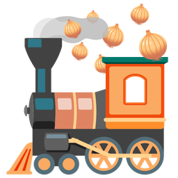 onion and locomotive