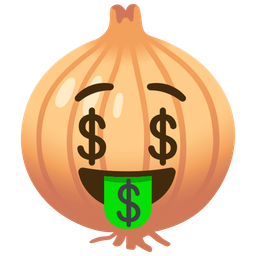 Onion and Money-mouth face