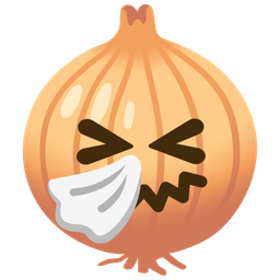 onion and sneezing face