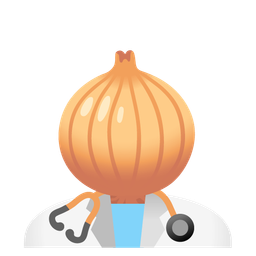 onion and stethoscope