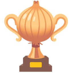 onion and trophy