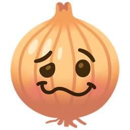 onion and woozy face