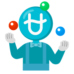 Ophiuchus and clown face