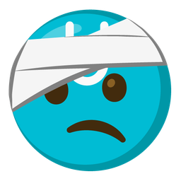 Ophiuchus and face with head-bandage