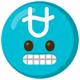 Ophiuchus and grimacing face