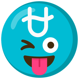 Ophiuchus and Winking face with tongue