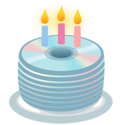 Optical disk and Birthday cake