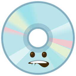 Optical disk and Biting lip