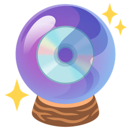 Optical disk and Crystal ball