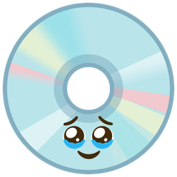 Optical disk and Face holding back tears