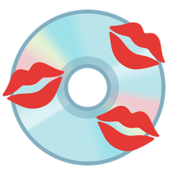 Optical disk and Kiss mark