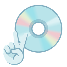 Optical disk and Peace symbol