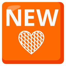 orange heart and NEW button