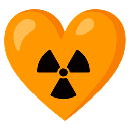Orange heart and Radioactive