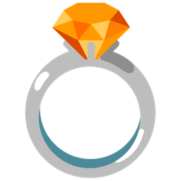 Orange heart and Ring