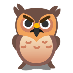 owl and angry face