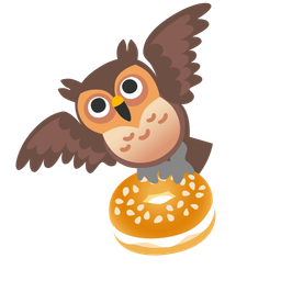 owl and bagel