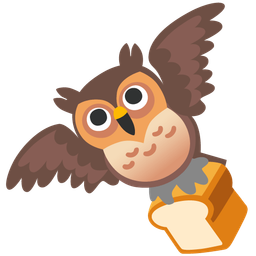 owl and bread