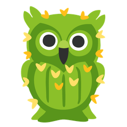owl and cactus