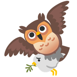 owl and dove