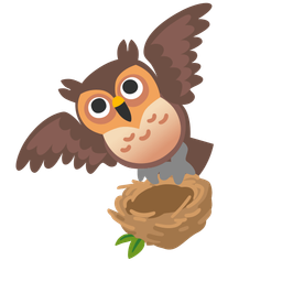 owl and empty nest