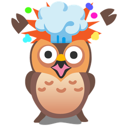 owl and exploding head