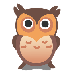 owl and face without mouth