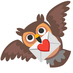 owl and love letter