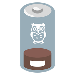 owl and low battery