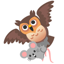 owl and mouse face