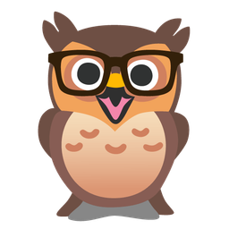 owl and nerd face