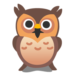 owl and neutral face