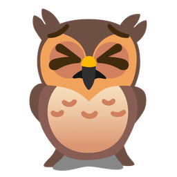 owl and persevering face