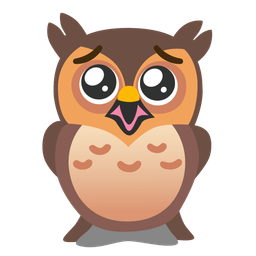 owl and pleading face