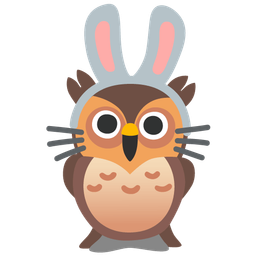 owl and rabbit face