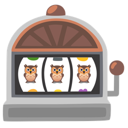 owl and slot machine