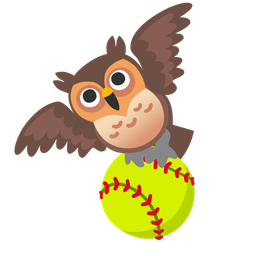 owl and softball