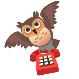owl and telephone