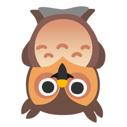 Owl and Upside-down face