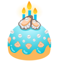 Oyster and Birthday cake