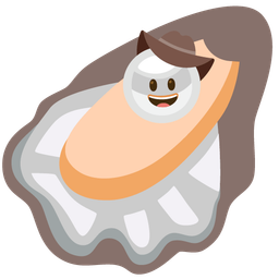 Oyster and Cowboy hat face