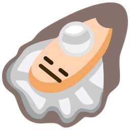 Oyster and Expressionless face