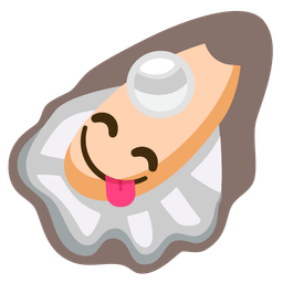 Oyster and Face savoring food