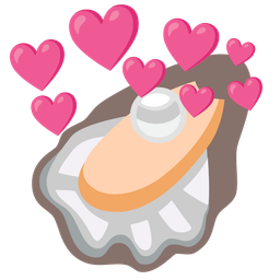 Oyster and Heart with arrow