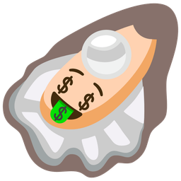 Oyster and Money-mouth face